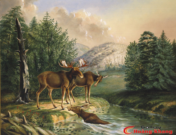 Tranh Núi - Nước - Phong Thuỷ